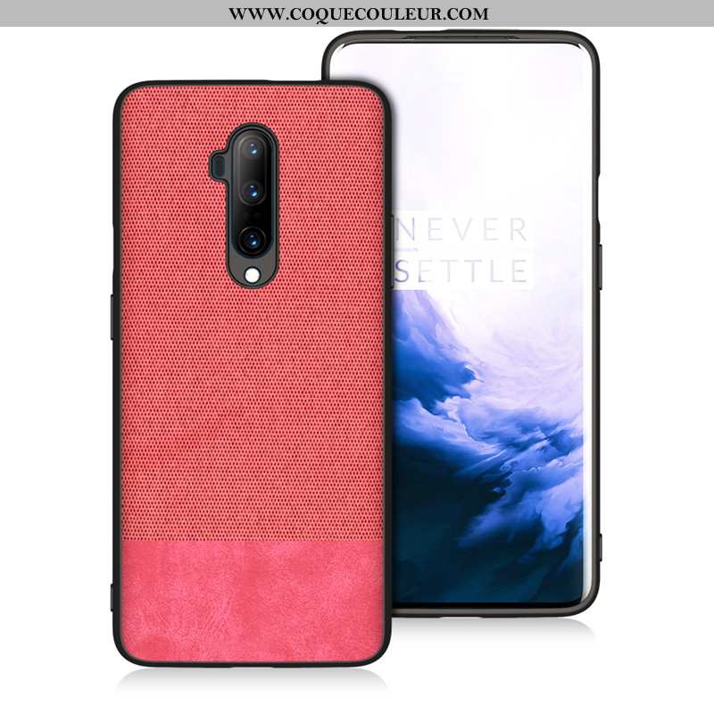 Coque Oneplus 7t Pro Ultra Incassable Fluide Doux, Housse Oneplus 7t Pro Tendance Protection Bleu Fo