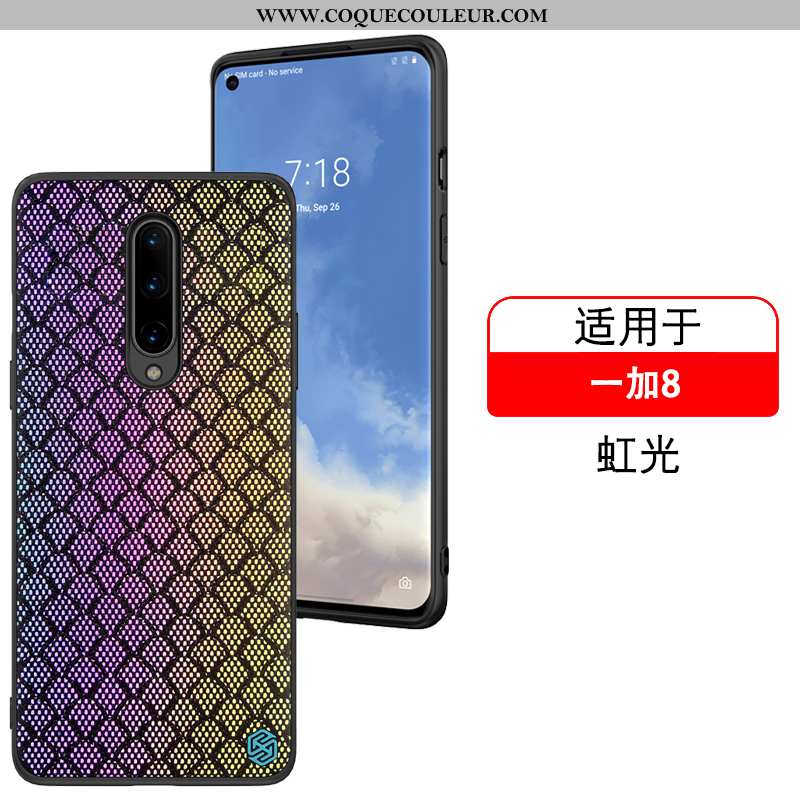 Housse Oneplus 8 Fluide Doux Incassable Nouveau, Étui Oneplus 8 Or Couleur Violet