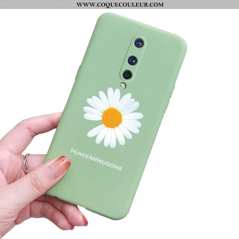 Coque Oneplus 8 Tendance Ultra Fluide Doux, Housse Oneplus 8 Légère Incassable Verte