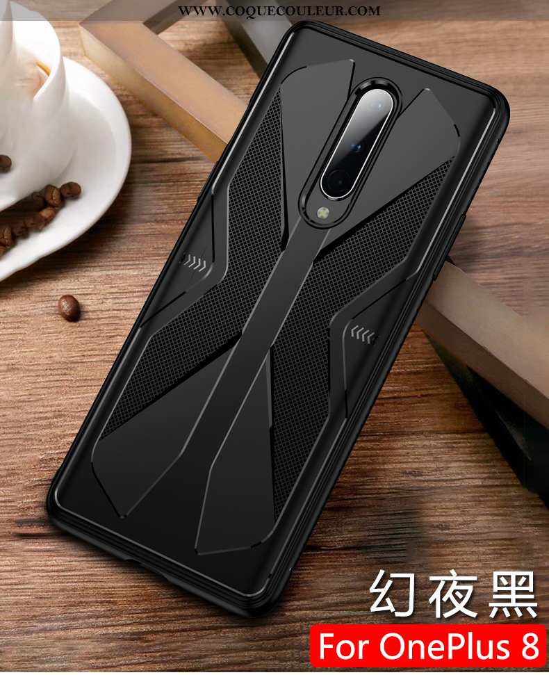 Étui Oneplus 8 Créatif Légère Silicone, Coque Oneplus 8 Ultra Protection Noir