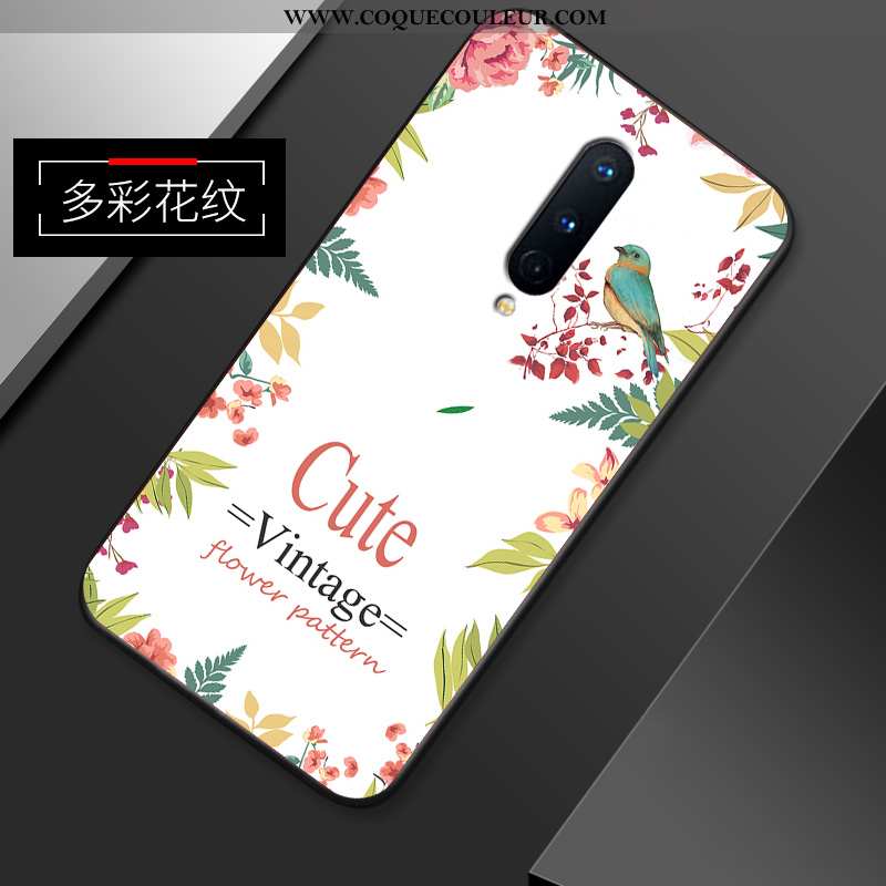 Coque Oneplus 8 Personnalité Silicone Coque, Housse Oneplus 8 Créatif Fluide Doux Rouge