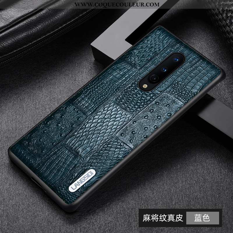 Coque Oneplus 8 Modèle Fleurie Tout Compris Coque, Housse Oneplus 8 Mode Cuir Véritable Marron