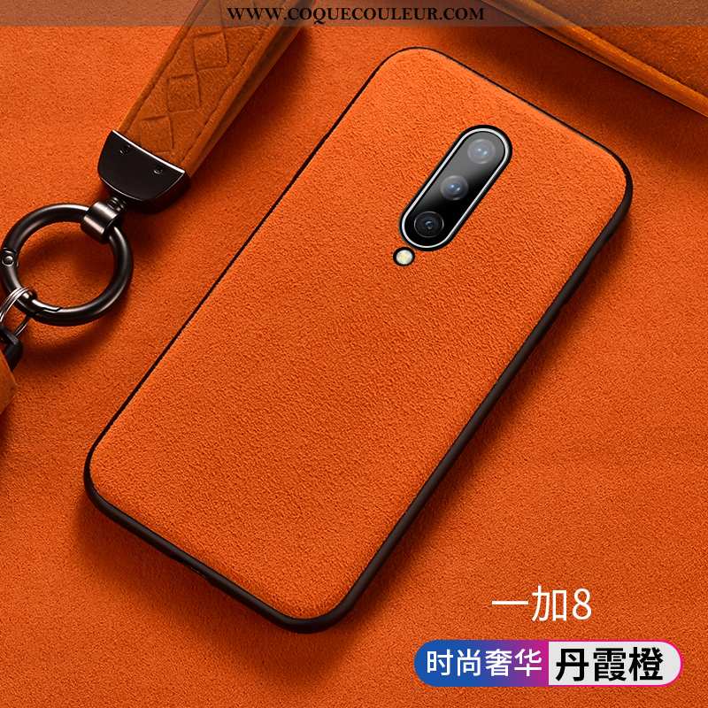 Housse Oneplus 8 Personnalité Tout Compris Rouge, Étui Oneplus 8 Tendance Téléphone Portable Rouge