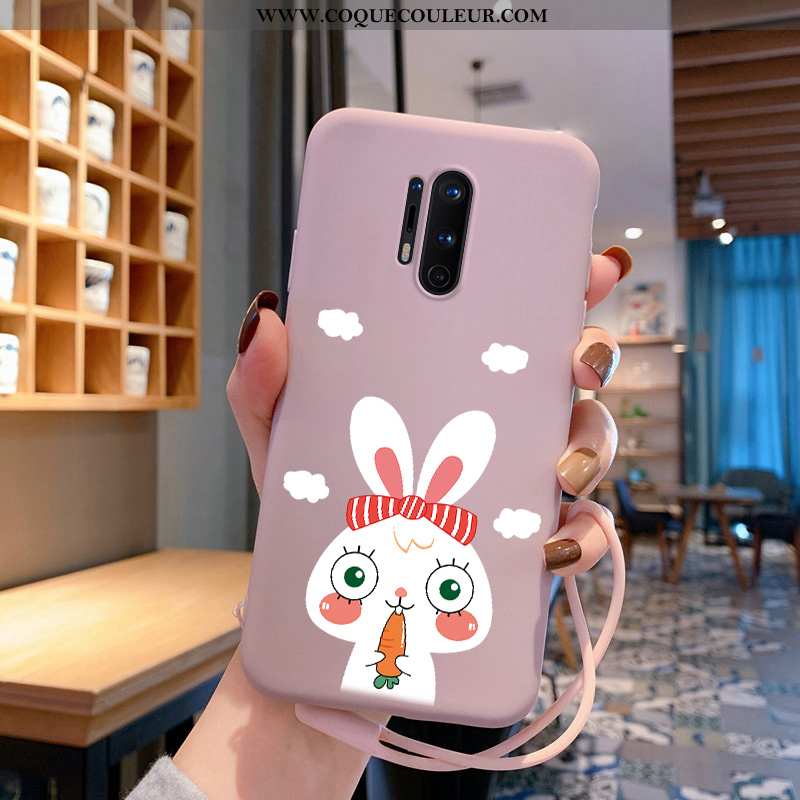 Coque Oneplus 8 Pro Créatif En Bois Cerf, Housse Oneplus 8 Pro Dessin Animé Rose