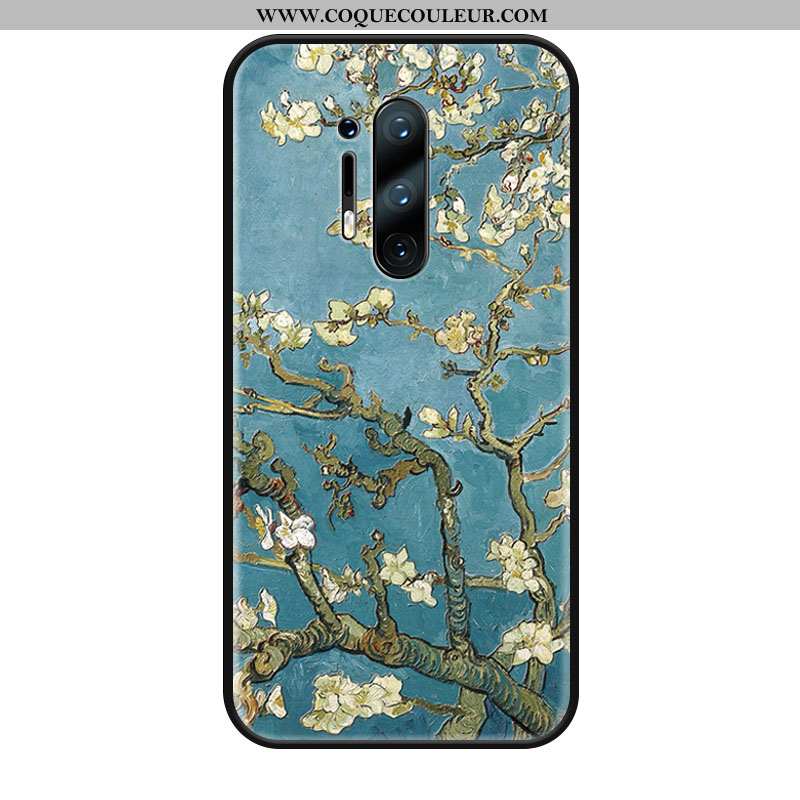 Coque Oneplus 8 Pro Silicone Petit Incassable, Housse Oneplus 8 Pro Mode Téléphone Portable Verte