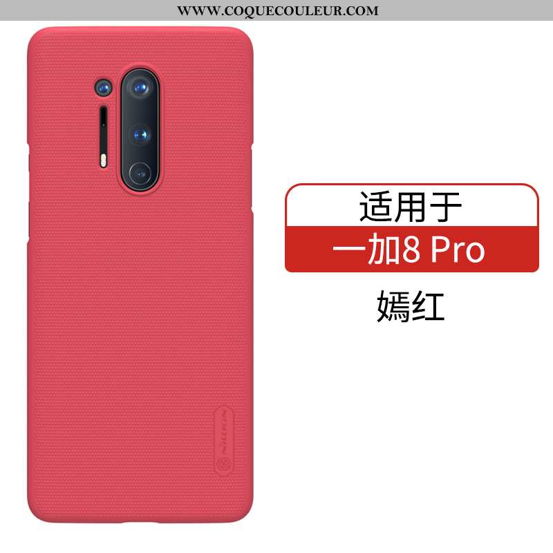 Housse Oneplus 8 Pro Protection Étui Incassable, Oneplus 8 Pro Délavé En Daim Difficile Bleu Foncé