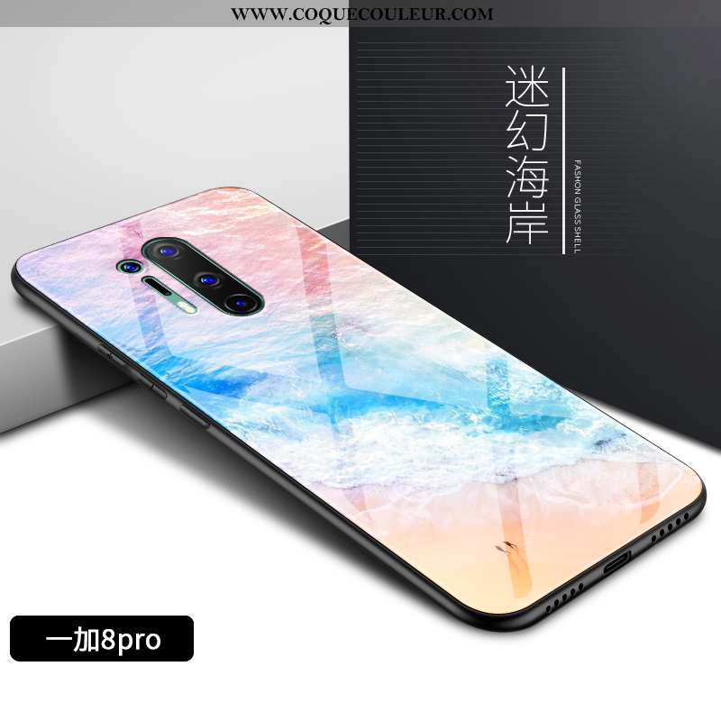 Étui Oneplus 8 Pro Tendance Silicone Étui, Coque Oneplus 8 Pro Fluide Doux Peinture Coloré