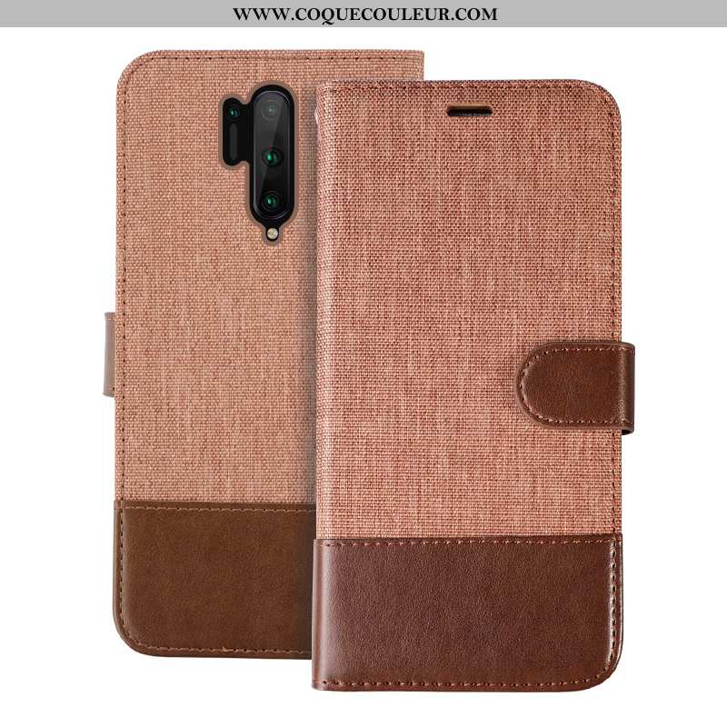 Coque Oneplus 8 Pro Cuir Housse Incassable, Oneplus 8 Pro Protection Téléphone Portable Khaki