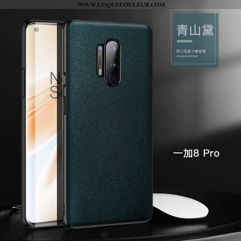 Étui Oneplus 8 Pro Tendance Protection Étui, Coque Oneplus 8 Pro Cuir Tout Compris Noir