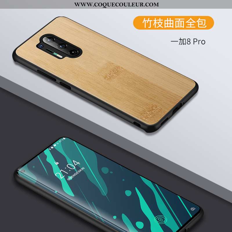 Coque Oneplus 8 Pro Ultra Tout Compris Style Chinois, Housse Oneplus 8 Pro Légère Créatif Noir