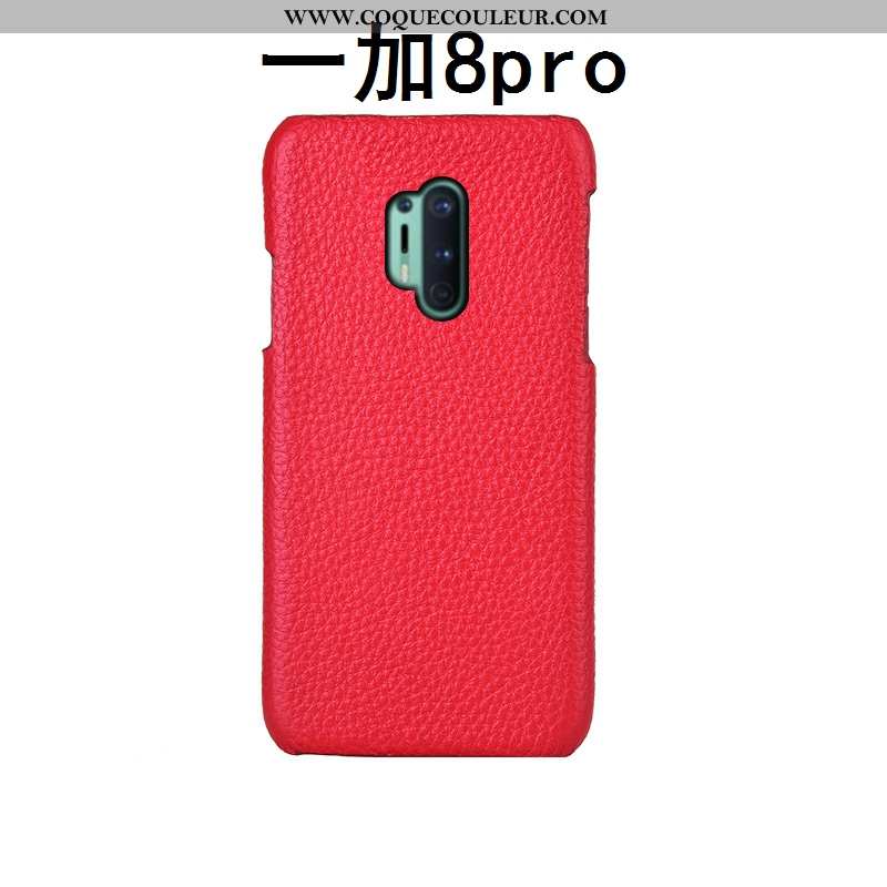 Étui Oneplus 8 Pro Protection Mode Téléphone Portable, Coque Oneplus 8 Pro Cuir Véritable Personnali