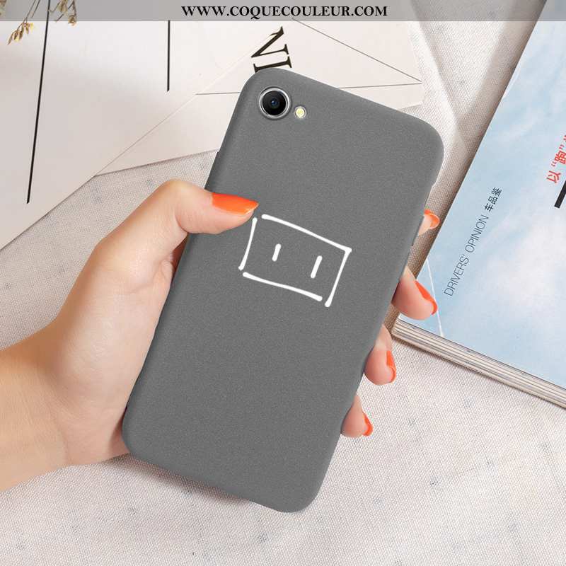 Coque Oppo A3 Délavé En Daim Téléphone Portable Incassable, Housse Oppo A3 Tendance Gris