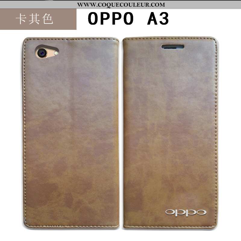 Housse Oppo A3 Cuir Téléphone Portable Tout Compris, Étui Oppo A3 Protection Bleu