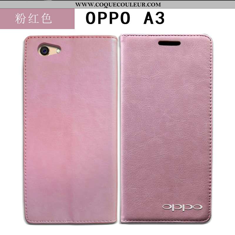 Housse Oppo A3 Cuir Téléphone Portable Tout Compris, Étui Oppo A3 Protection Bleu