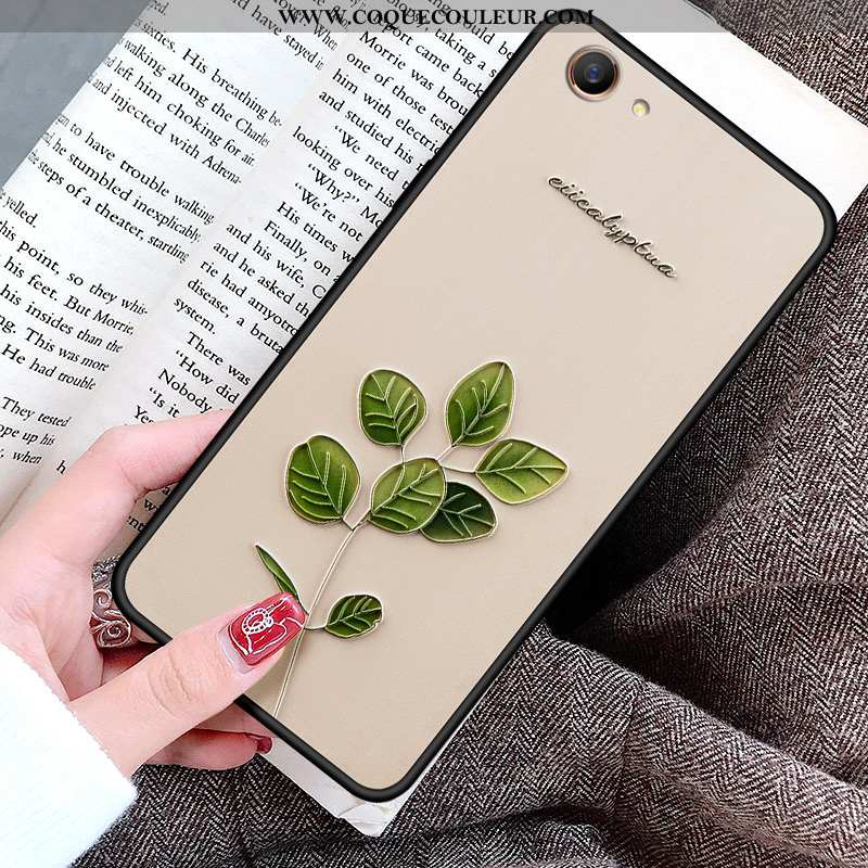 Coque Oppo A3 Personnalité Fleur Vert, Housse Oppo A3 Fluide Doux Arbres Verte