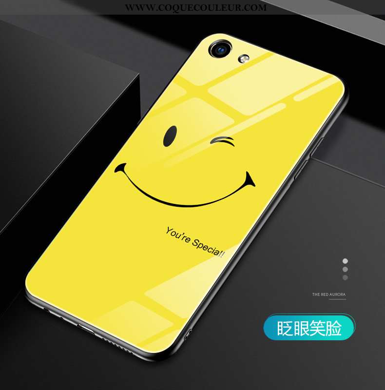 Coque Oppo A3 Protection Tout Compris Jaune, Housse Oppo A3 Délavé En Daim Petit Jaune