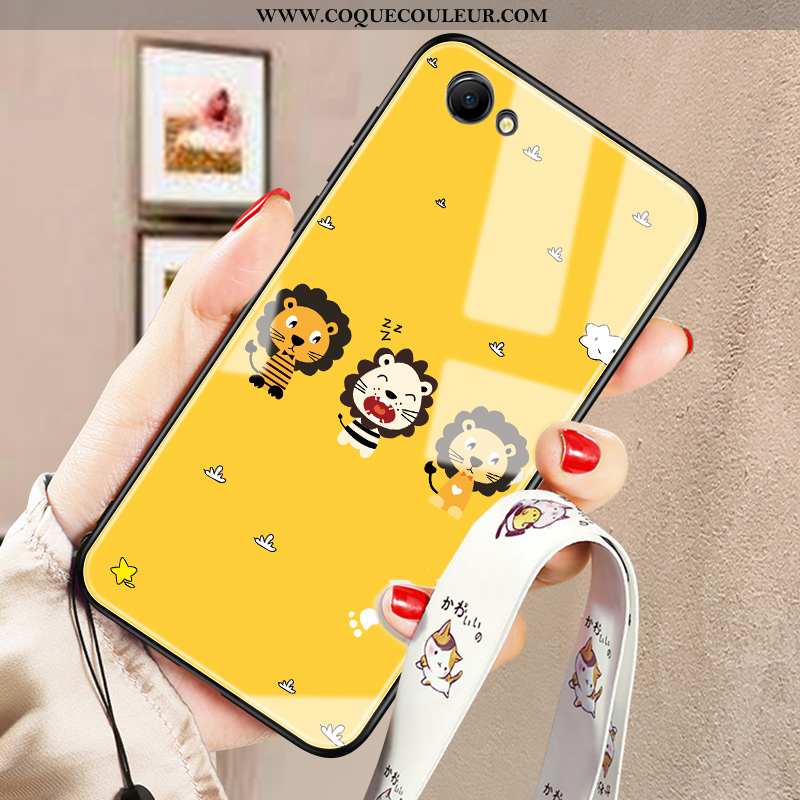 Coque Oppo A3 Dessin Animé Personnalité Incassable, Housse Oppo A3 Tendance Tempérer Jaune