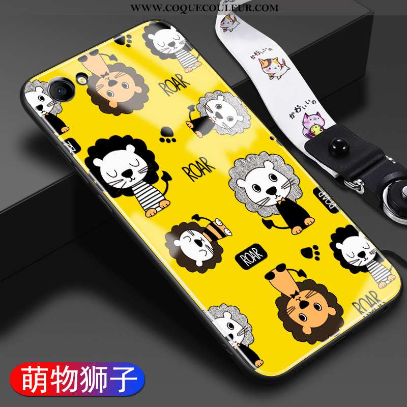 Coque Oppo A3 Dessin Animé Personnalité Incassable, Housse Oppo A3 Tendance Tempérer Jaune