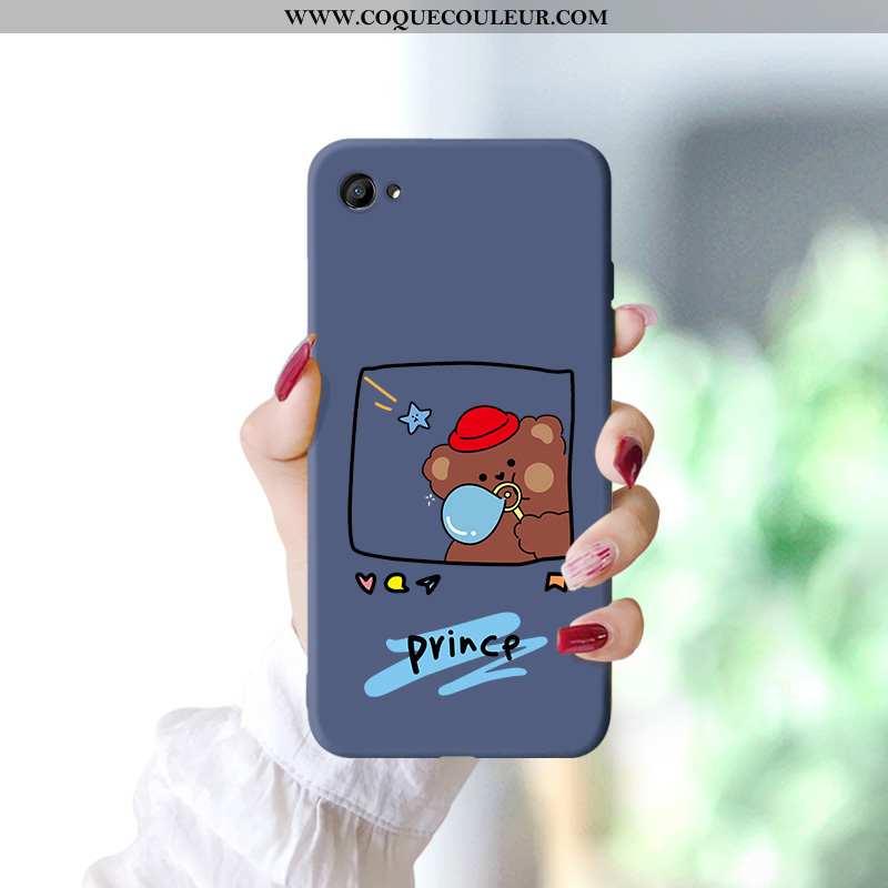 Housse Oppo A3 Charmant Mignonne Coque, Étui Oppo A3 Fluide Doux Protection Bleu