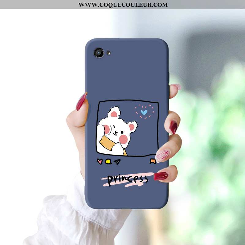 Housse Oppo A3 Charmant Mignonne Coque, Étui Oppo A3 Fluide Doux Protection Bleu