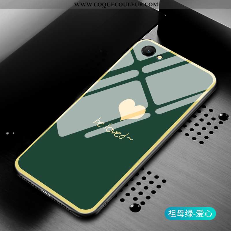 Coque Oppo A3 Personnalité Vert Verre, Housse Oppo A3 Tendance Incassable Verte