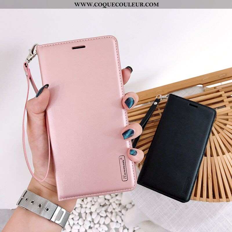 Étui Oppo A31 Portefeuille Housse Coque, Coque Oppo A31 Cuir Rose