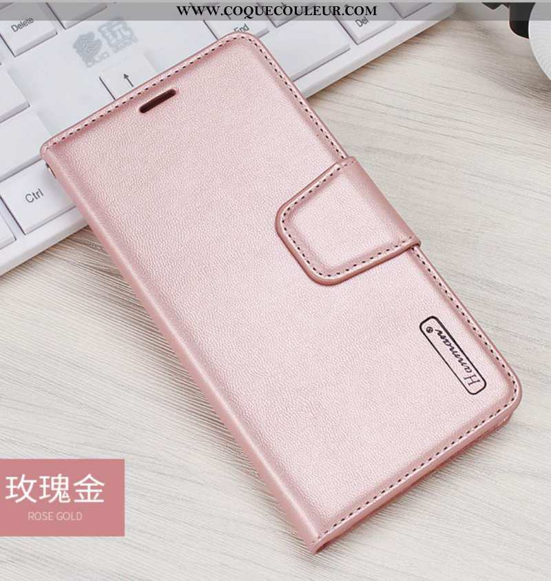 Étui Oppo A31 Portefeuille Housse Coque, Coque Oppo A31 Cuir Rose