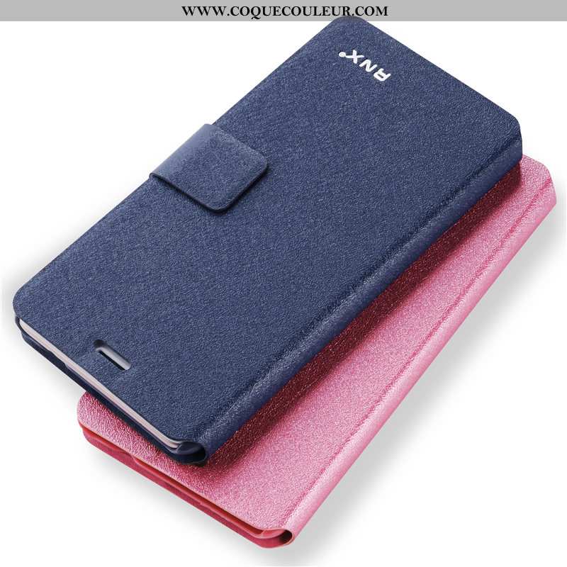 Étui Oppo A31 Tendance Téléphone Portable Fluide Doux, Coque Oppo A31 Cuir Bleu