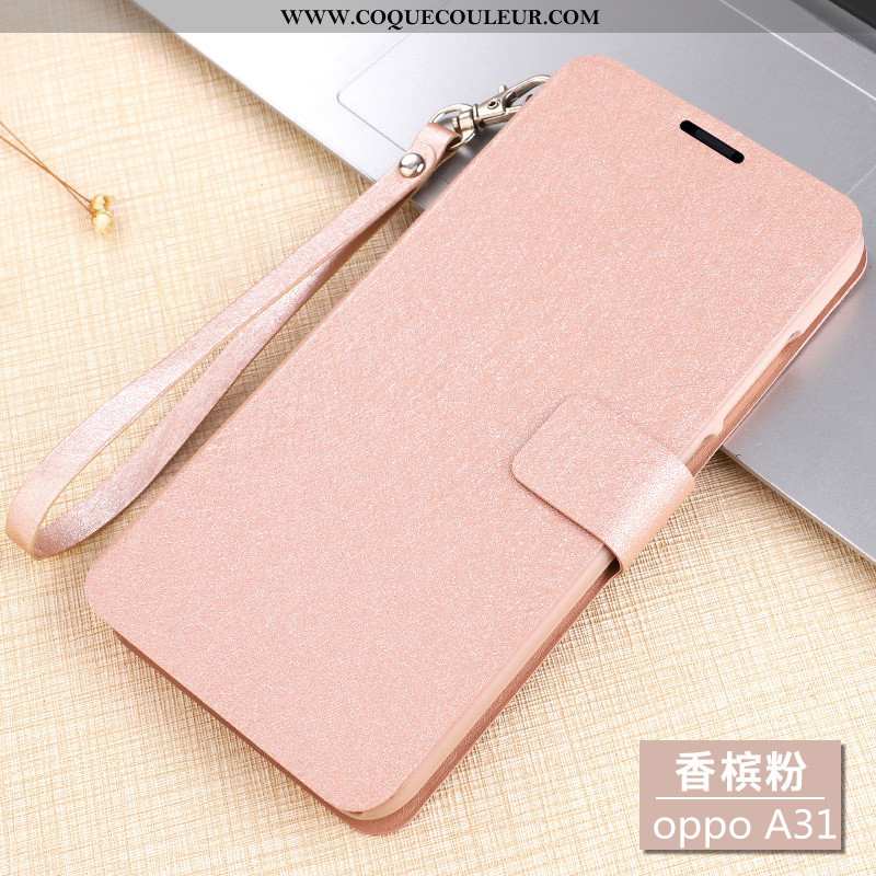 Coque Oppo A31 Silicone Cuir Tout Compris, Housse Oppo A31 Protection Téléphone Portable Marron