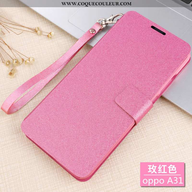 Coque Oppo A31 Silicone Cuir Tout Compris, Housse Oppo A31 Protection Téléphone Portable Marron