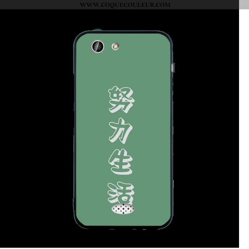 Housse Oppo A31 Silicone Incassable Coque, Étui Oppo A31 Dessin Animé Verte