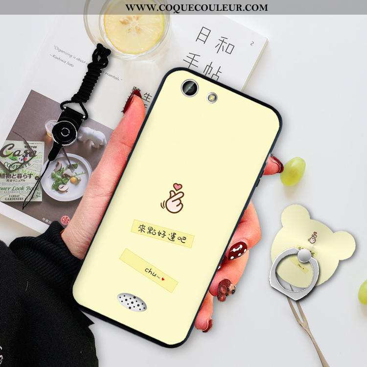 Housse Oppo A31 Silicone Incassable Coque, Étui Oppo A31 Dessin Animé Verte