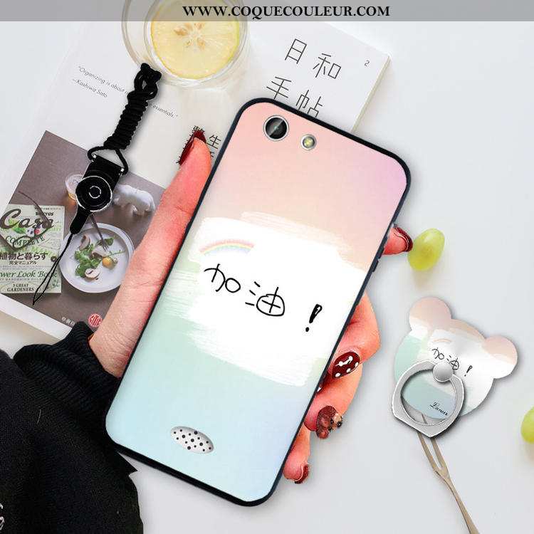 Housse Oppo A31 Silicone Incassable Coque, Étui Oppo A31 Dessin Animé Verte