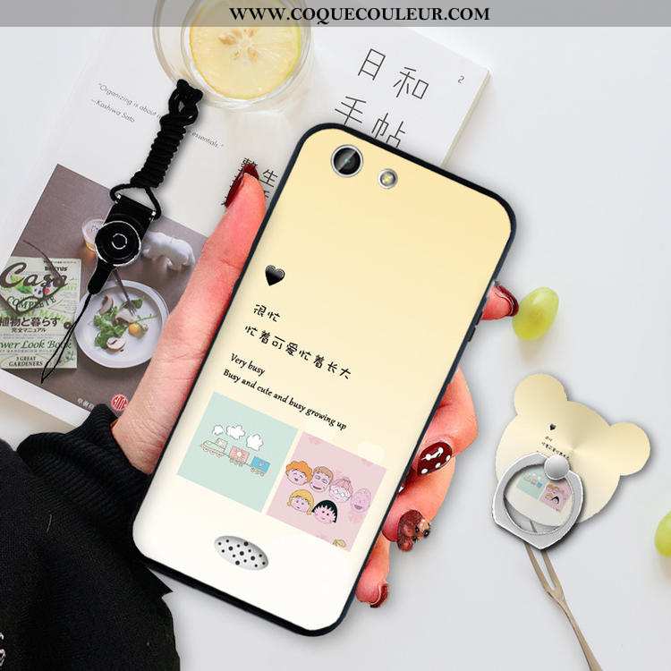 Housse Oppo A31 Silicone Incassable Coque, Étui Oppo A31 Dessin Animé Verte