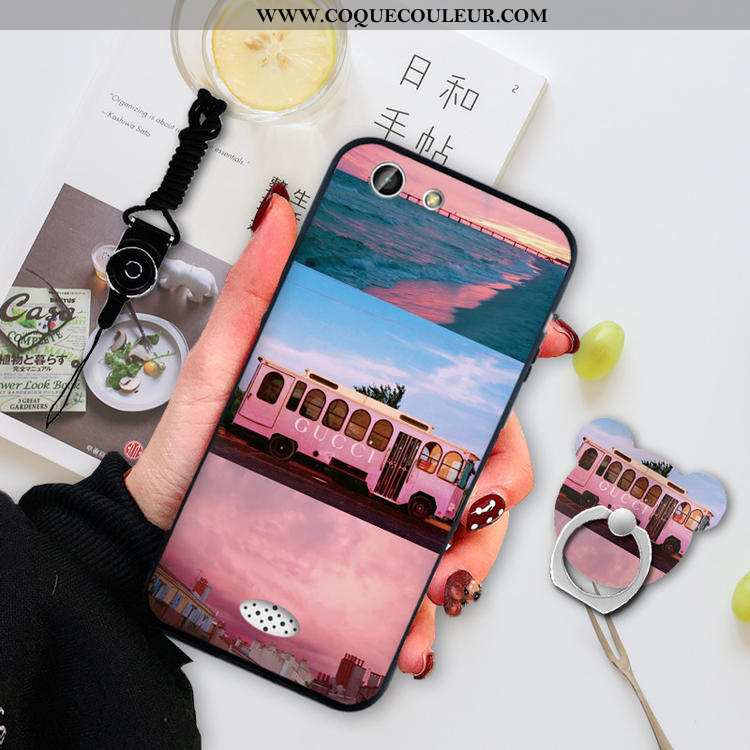 Housse Oppo A31 Silicone Incassable Coque, Étui Oppo A31 Dessin Animé Verte