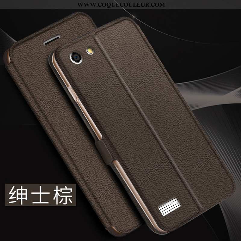 Étui Oppo A31 Créatif Cuir Délavé En Daim, Coque Oppo A31 Ultra Tendance Marron