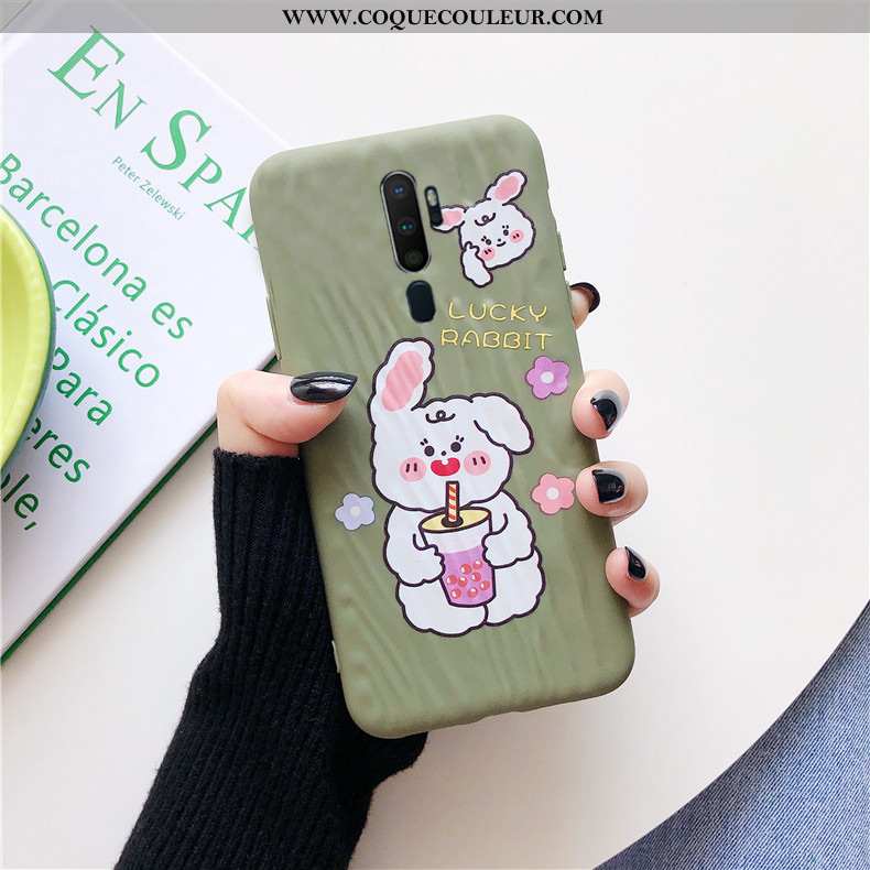 Étui Oppo A5 2020 Silicone Coque Étui, Oppo A5 2020 Mode Téléphone Portable Noir