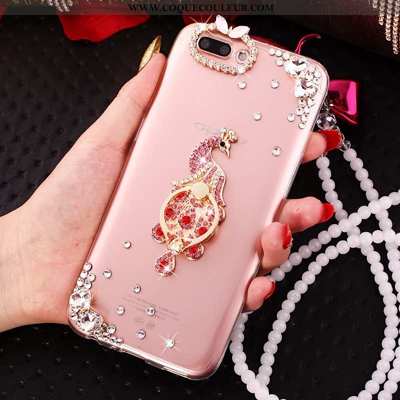 Étui Oppo A5 Silicone Téléphone Portable Incassable, Coque Oppo A5 Protection Créatif Rose