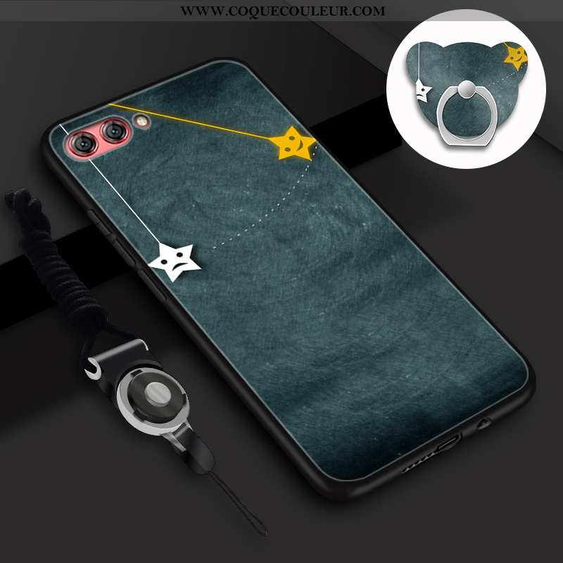 Housse Oppo A5 Fluide Doux Coque Incassable, Étui Oppo A5 Silicone Vert Verte