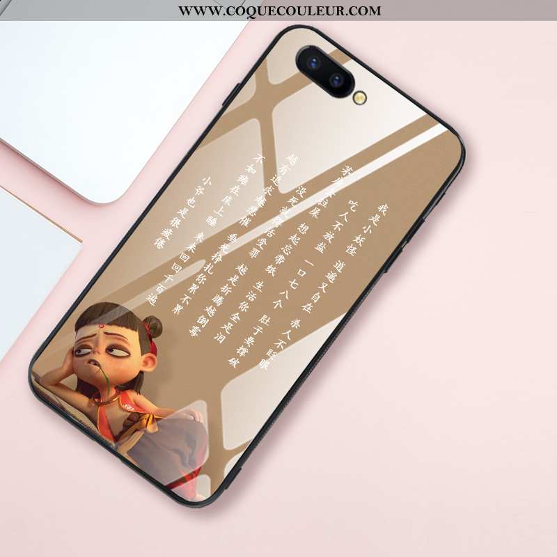 Housse Oppo A5 Silicone Amoureux Miroir, Étui Oppo A5 Protection Bleu