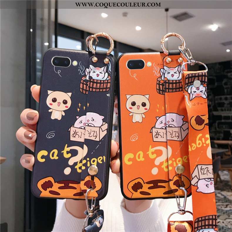 Coque Oppo A5 Tendance Téléphone Portable Incassable, Housse Oppo A5 Fluide Doux Tout Compris Orange