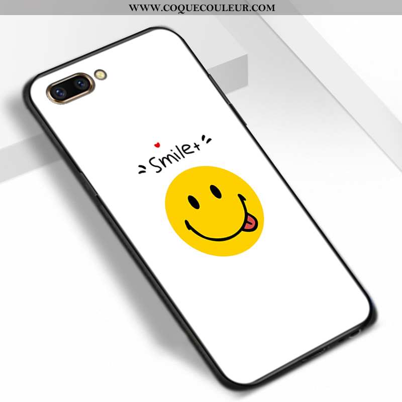 Coque Oppo A5 Fluide Doux Étui, Housse Oppo A5 Silicone Tout Compris Blanche