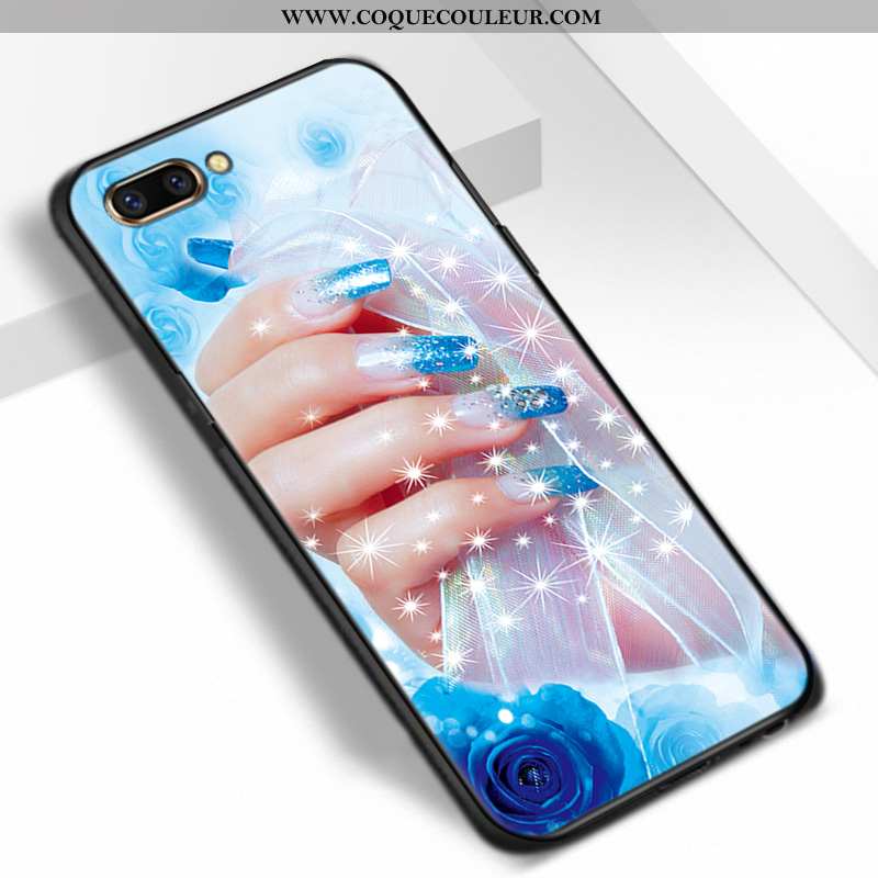 Coque Oppo A5 Fluide Doux Étui, Housse Oppo A5 Silicone Tout Compris Blanche