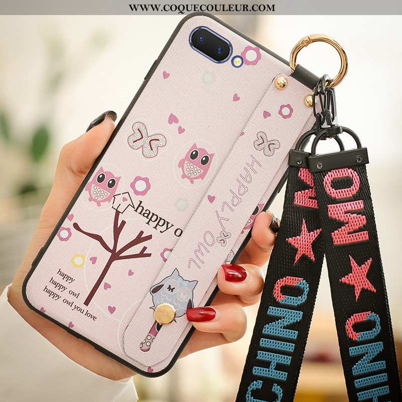Coque Oppo A5 Dessin Animé Téléphone Portable Créatif, Housse Oppo A5 Tendance Tout Compris Beige