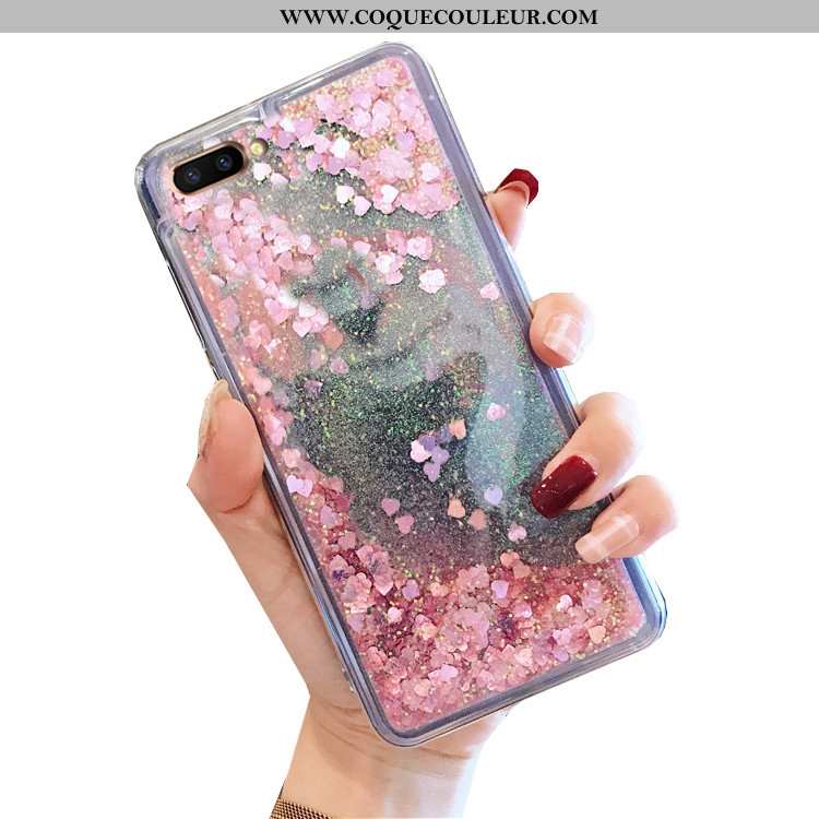 Coque Oppo A5 Tendance Rose, Housse Oppo A5 Fluide Doux Nouveau Rose