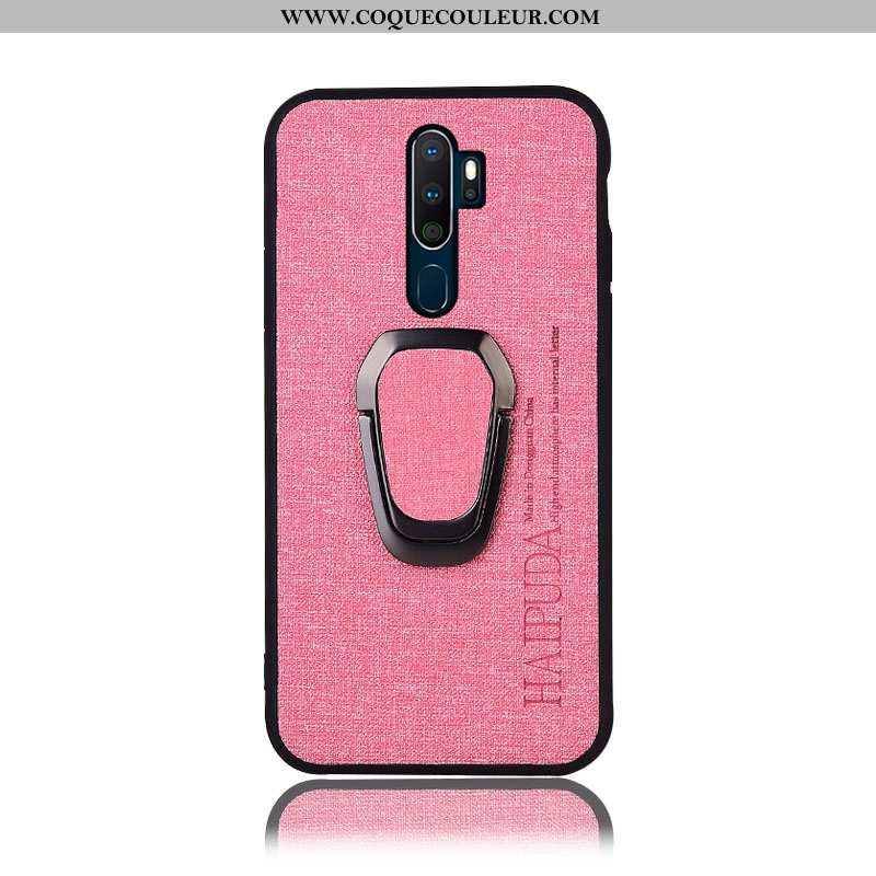 Housse Oppo A9 2020 Protection Coque Support, Étui Oppo A9 2020 Téléphone Portable Gris