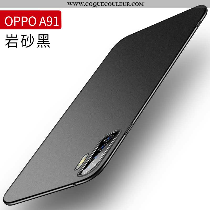 Étui Oppo A91 Silicone Rouge Difficile, Coque Oppo A91 Protection Magnétisme