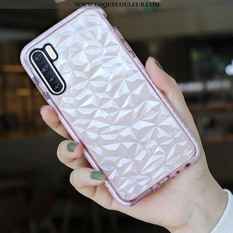 Coque Oppo A91 Ornements Suspendus Strass Incassable, Housse Oppo A91 Tendance Rose