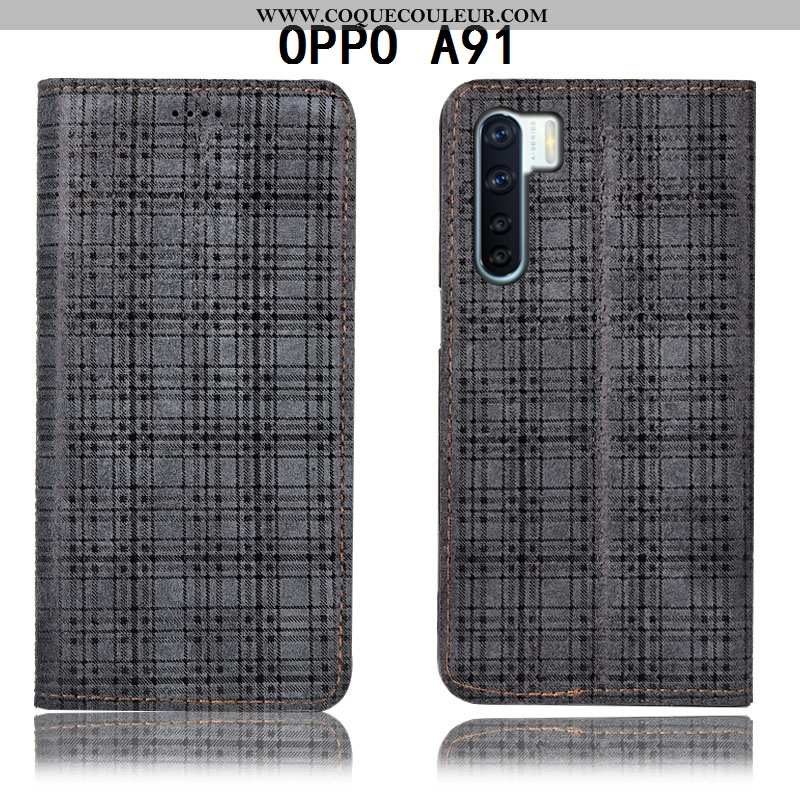 Étui Oppo A91 Modèle Fleurie Coque Housse, Oppo A91 Protection Velours Bordeaux