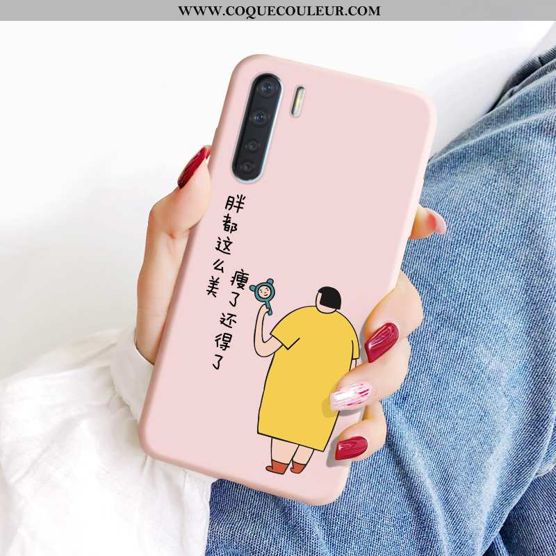 Coque Oppo A91 Personnalité Téléphone Portable Protection, Housse Oppo A91 Légère Étui Jaune